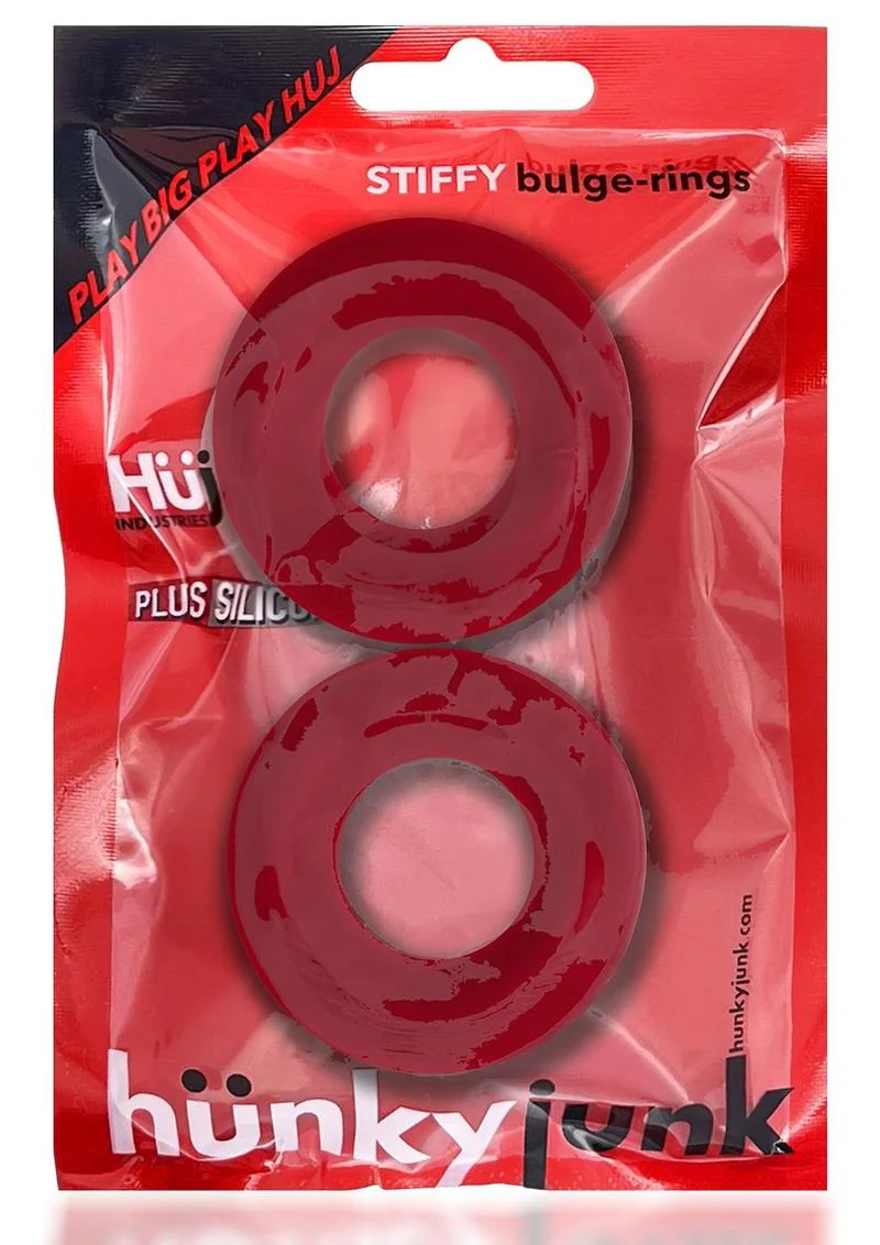 HunkyJunk Stiffy Bulge 2-Pack Silicone Cock Rings - Image 16