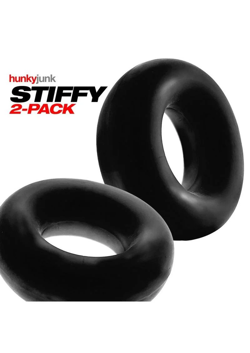 HunkyJunk Stiffy Bulge 2-Pack Silicone Cock Rings - Image 7