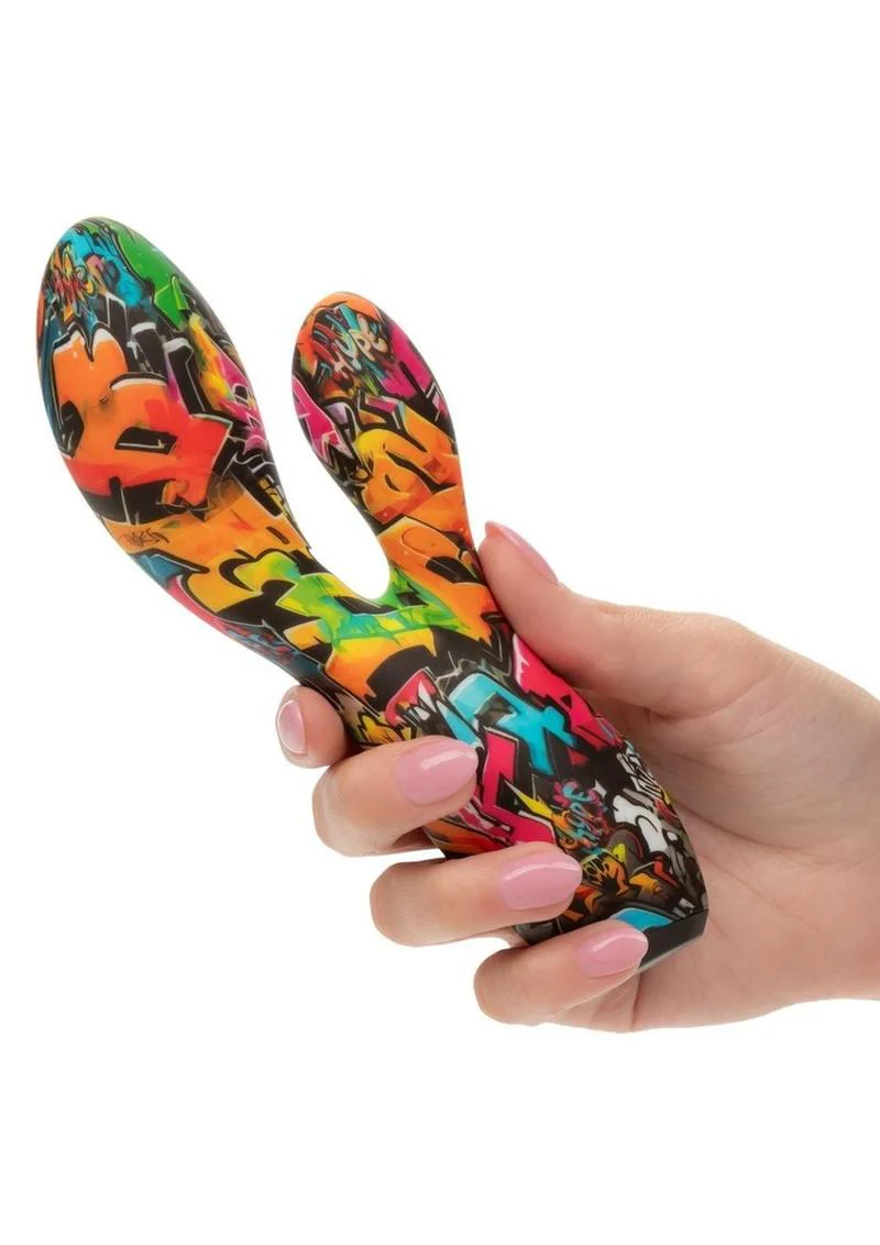 Hype Dual Stim Rechargeable Silicone Rabbit Vibrator - Image 3