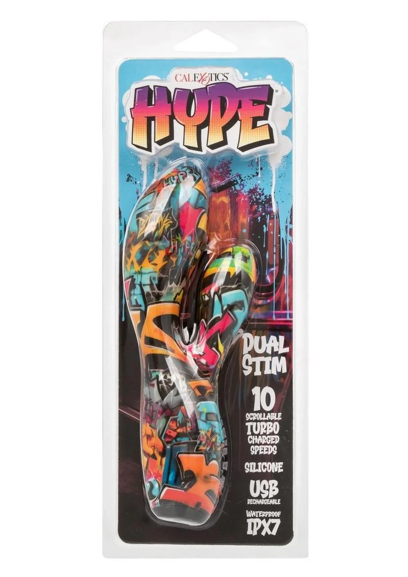 Hype Dual Stim Rechargeable Silicone Rabbit Vibrator - Image 4