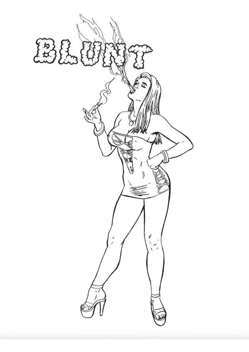 I Can Smoke Weed Out Of That Coloring Book - Image 3