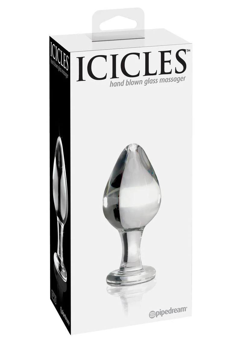 Icicles No. 25 Hand-Blown Glass Anal Plug - Image 3