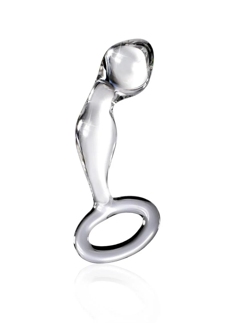 Icicles No. 46 Hand Blown Glass And Sturdy Base Anal P-Spot Plug - Image 2
