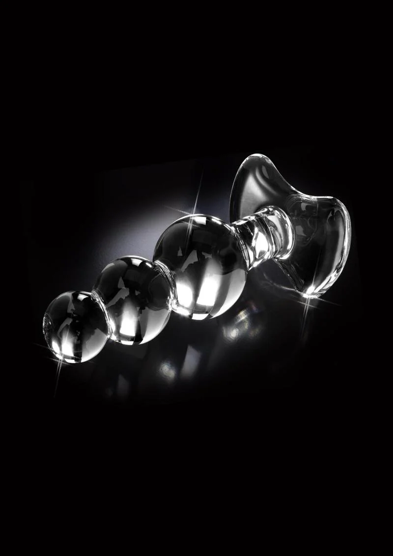 Icicles No. 47 Easy to Clean And Beaded Glass Anal Plug - Image 2
