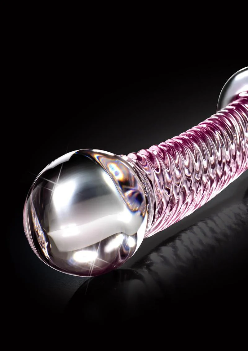 Icicles No. 53 Textured And Hand Blown Glass Massager - Image 2