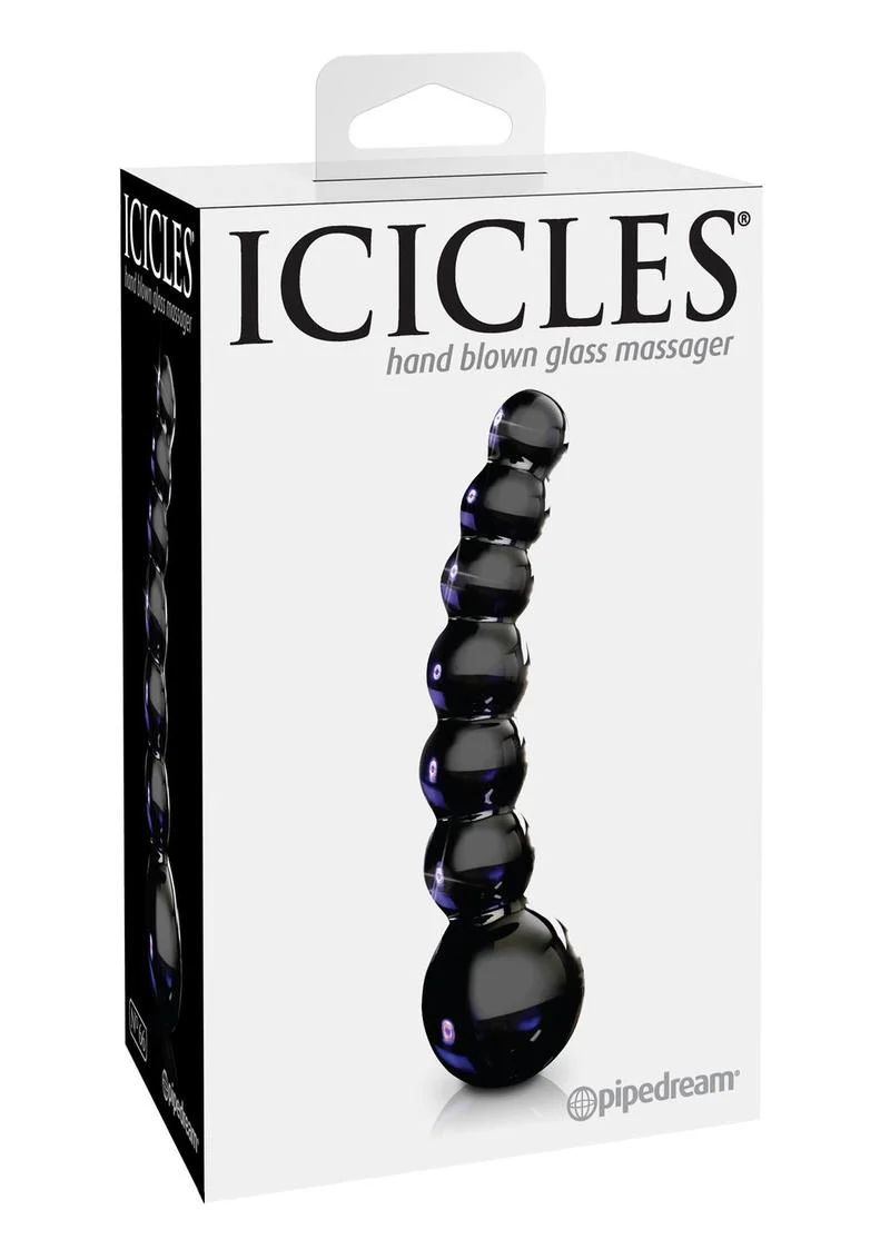 Icicles No. 66 Beaded Glass Anal Probe For All Experience Levels - Image 6