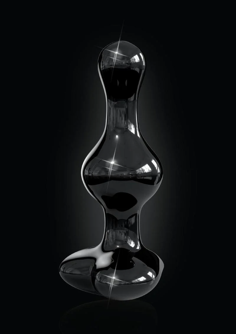 Icicles No. 74 Beaded Heart-Shaped Glass Anal Plug