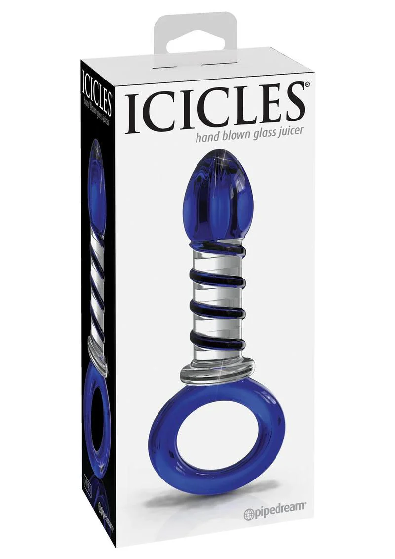 Icicles No. 81 Textured Glass Juicer Anal Probe - Image 3