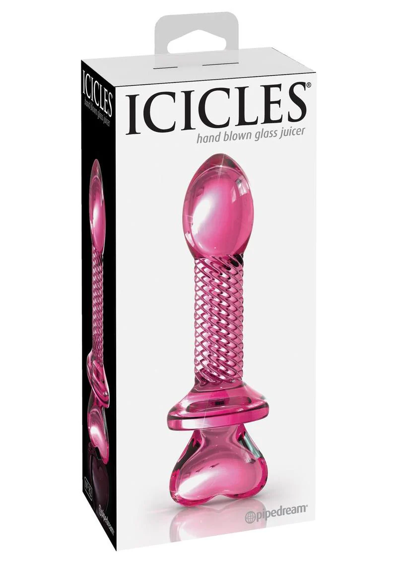Icicles No. 82 Textured Glass Juicer Anal Probe - Image 3