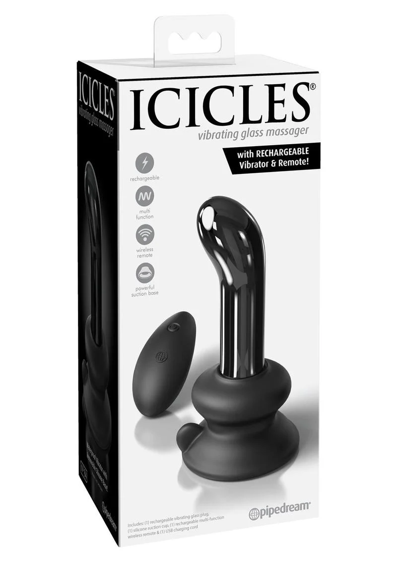 Icicles Rechargeable Glass P Spot Plug With Remote Control - Image 3