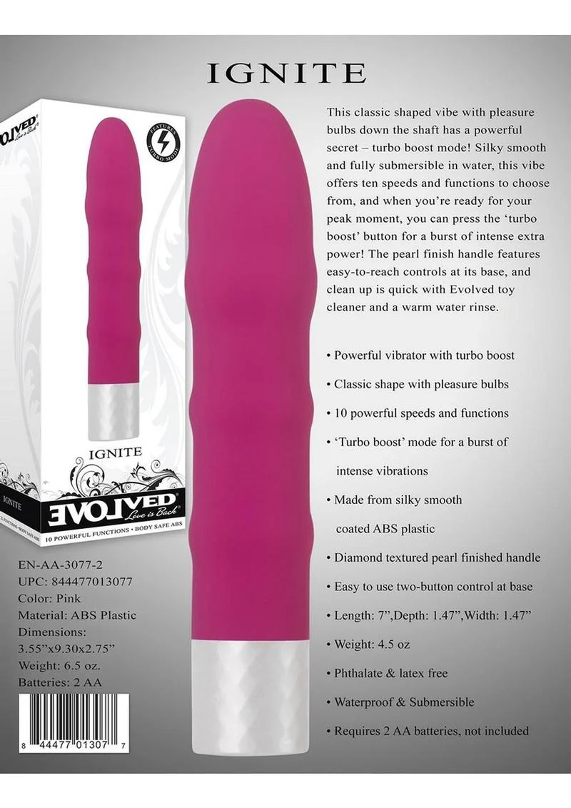 Ignite Turbo Boost Body Safe ABS Vibrator - Image 3