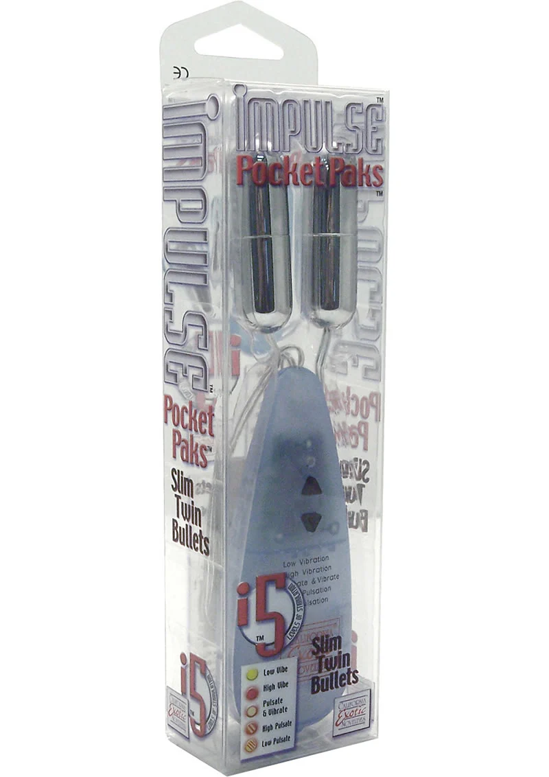 Impulse Pocket Paks Slim Twin Bullets with Wired Remote Control - Image 4