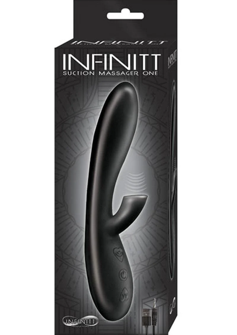 Infinitt Suction Massager One Rechargeable Silicone Rabbit Vibrator - Image 2