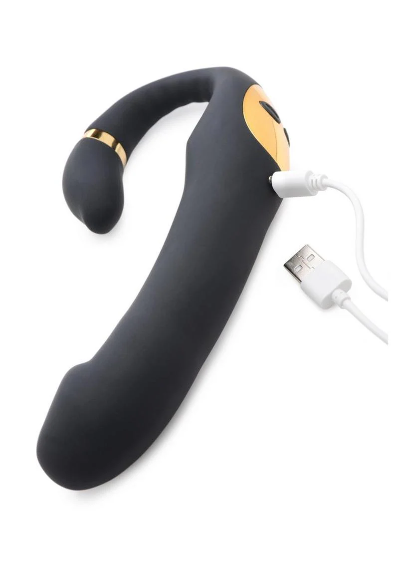 INMI 10X Pleasure Pose Come Hither Vibe with Poseable Clit Stimulator - Image 3