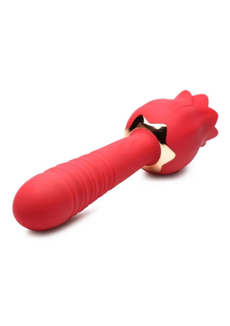 Inmi Bloomgasm Racy Rose Thrusting And Licking Vibrator - Image 2