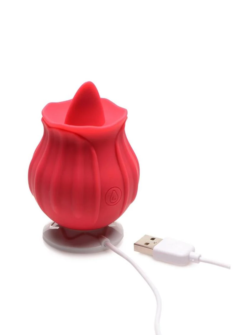 Inmi Bloomgasm Wild Violet Silicone 10x Licking Stimulator - Image 3
