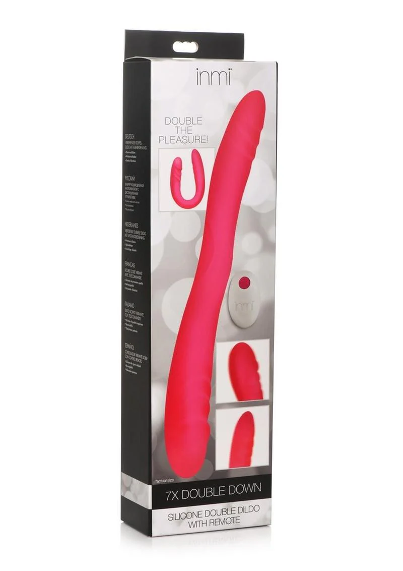 Inmi Double Down Silicone Double Dildo with Remote Control - Image 7