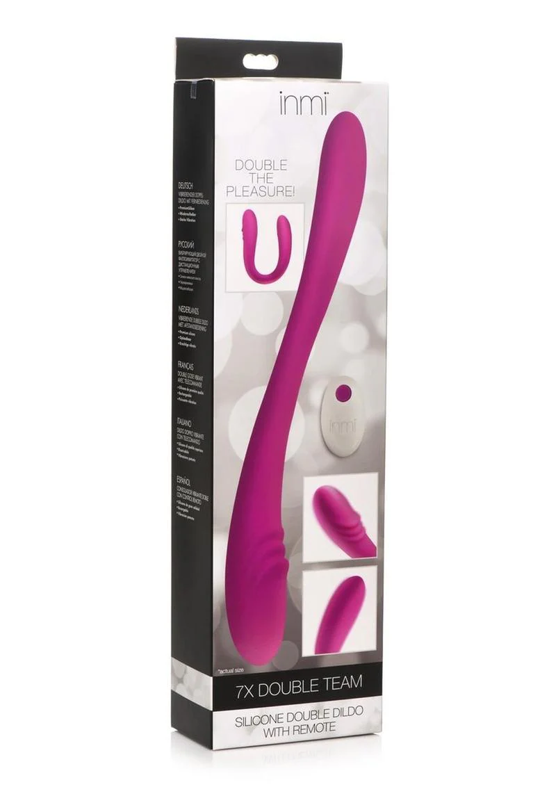 Inmi Double Down Silicone Double Dildo with Remote Control - Image 8