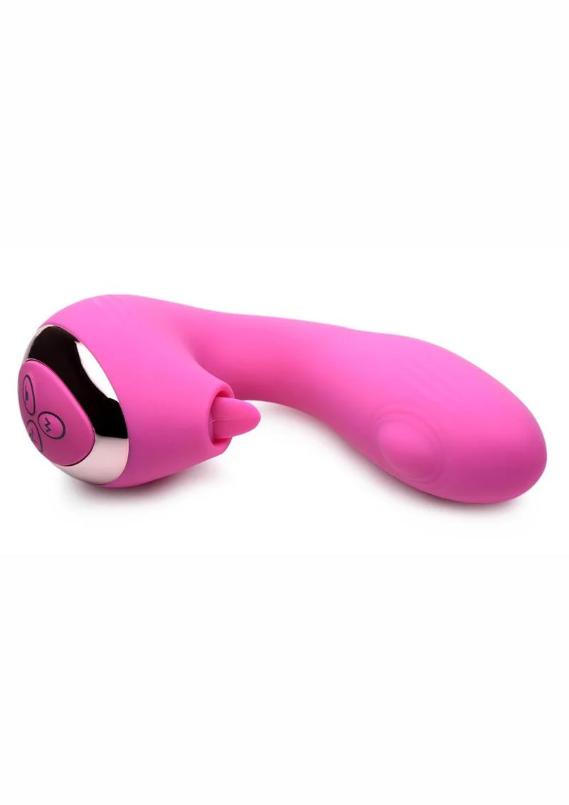 Inmi Lick-n-Throb G-Spot Silicone Rabbit Vibrator - Image 2