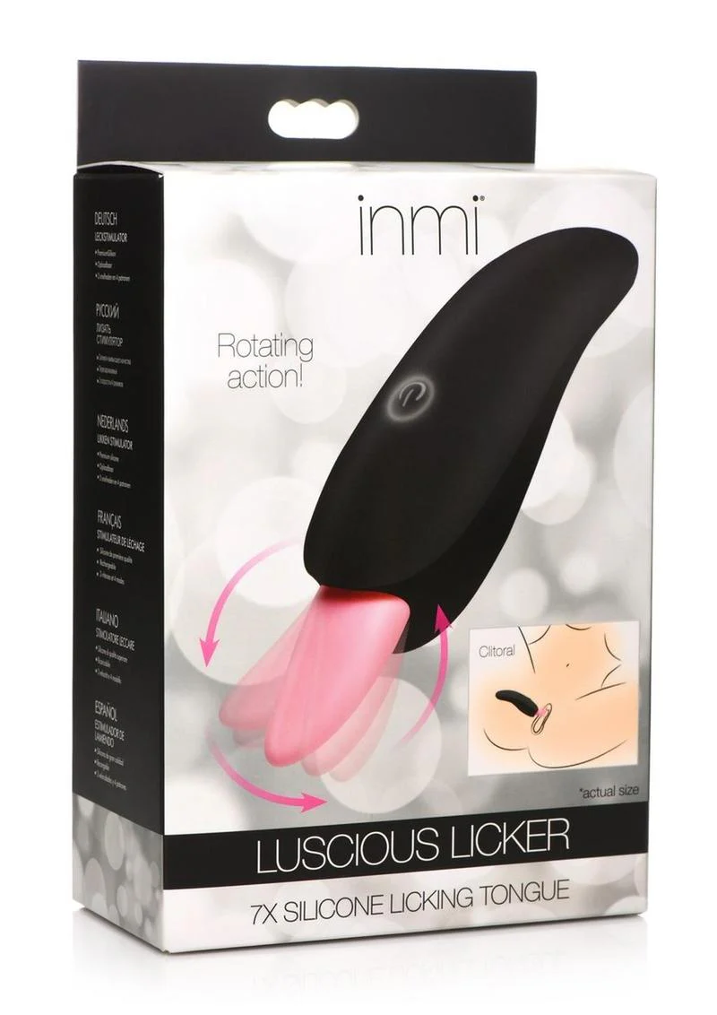 Inmi Luscious Licker 7X Rechargeable Silicone Licking Tongue - Image 4