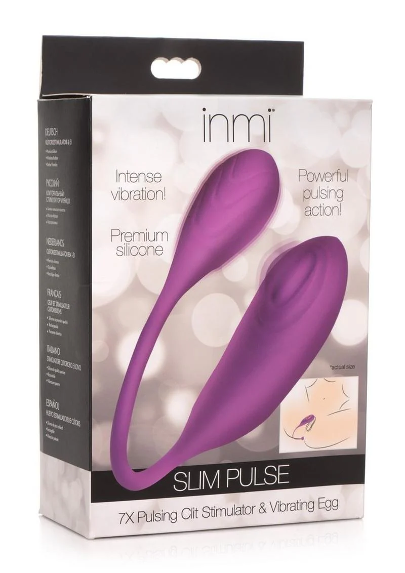 Inmi Slim Pulse 7X Pulsing Clit Stimulator & Egg Vibrators - Image 4