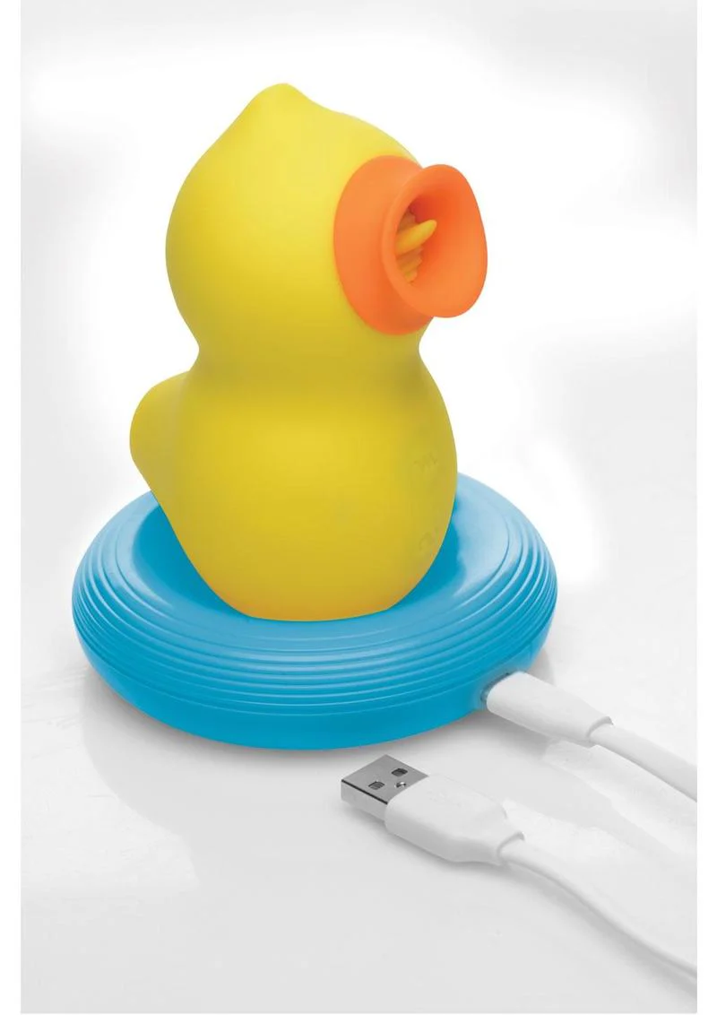 Inmi Sucky Ducky Deluxe Rechargeable Silicone Clitoral Stimulator - Image 3