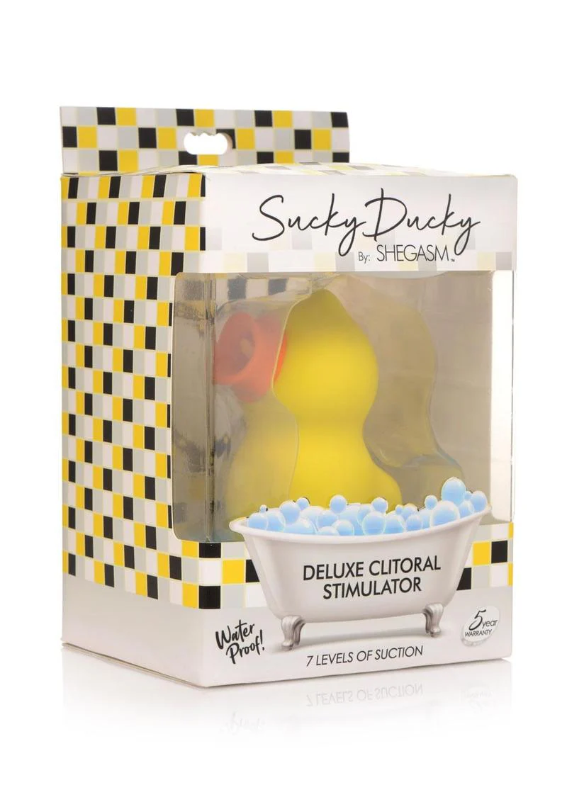 Inmi Sucky Ducky Deluxe Rechargeable Silicone Clitoral Stimulator - Image 4