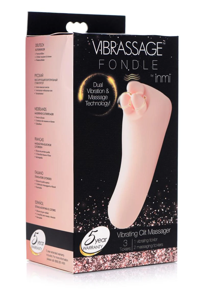 Inmi Vibrassage Fondle Dual Vibration and Vibrating Clit Massager - Image 4