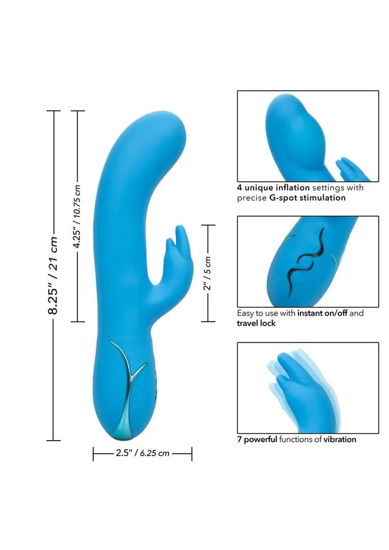 Insatiable G Inflatable G-Bunny Silicone Rechargeable Vibrator - Image 3