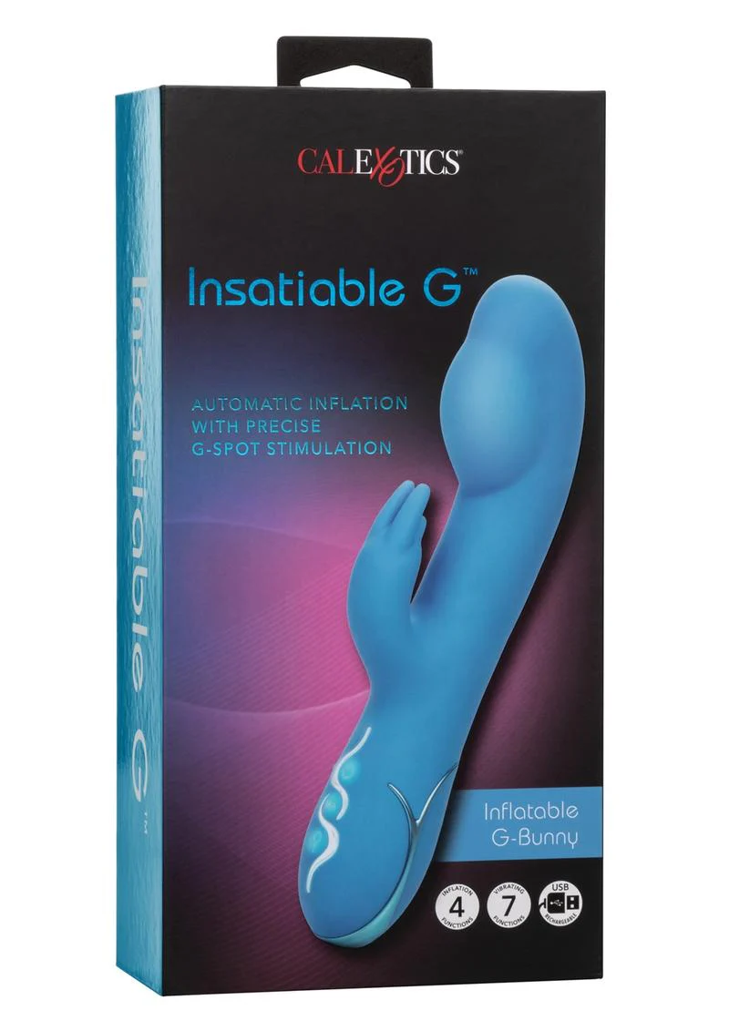 Insatiable G Inflatable G-Bunny Silicone Rechargeable Vibrator - Image 4