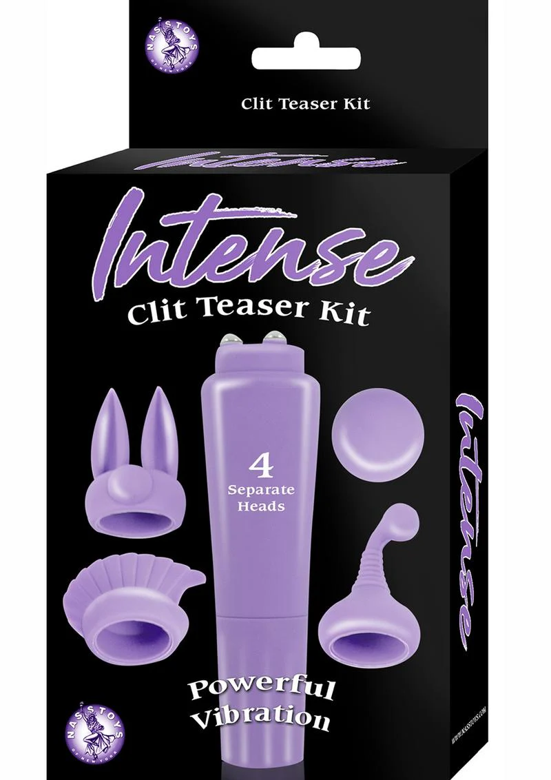 Intense Clit Teaser Kit Mini Vibrator with Silicone Attachments - Image 4