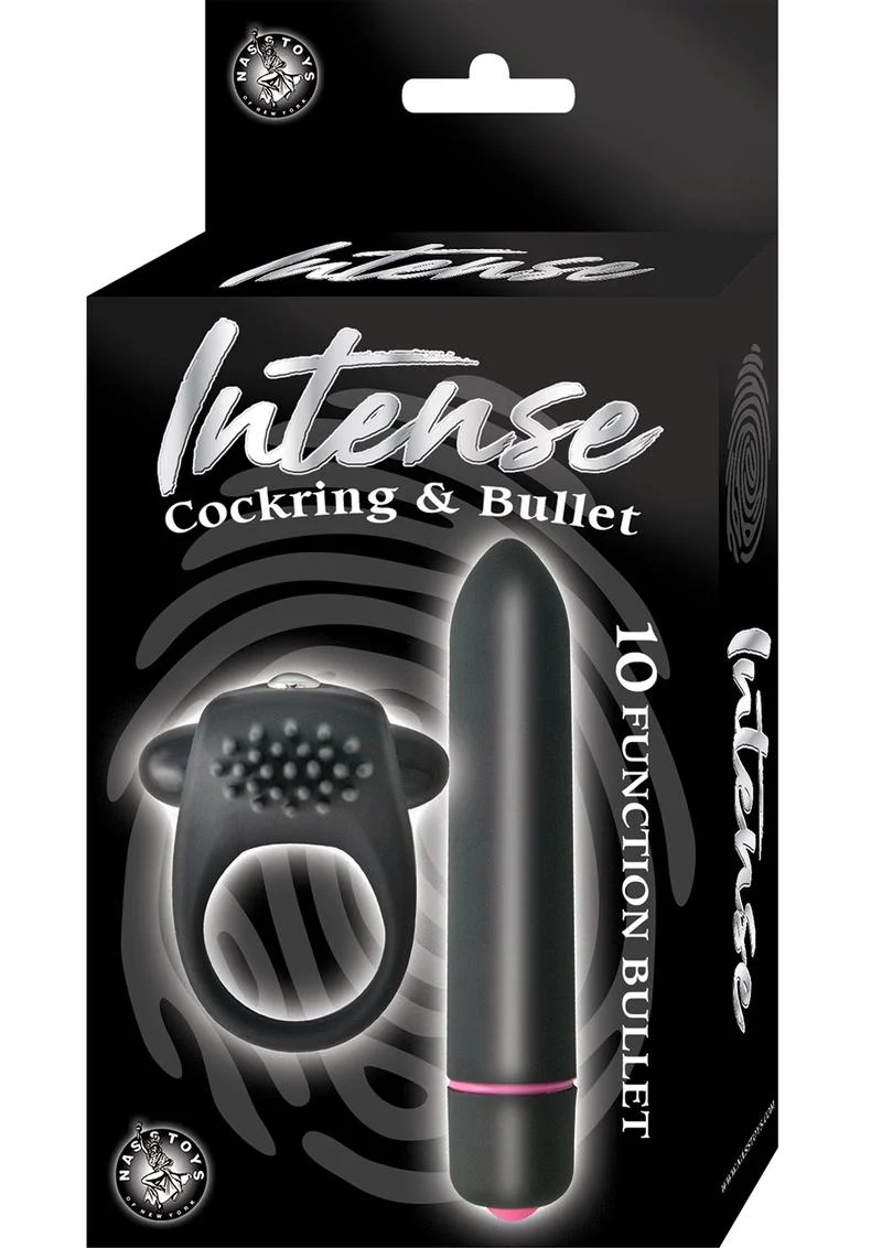 Intense Silicone Cockring And Bullet Set 10 Function - Image 2