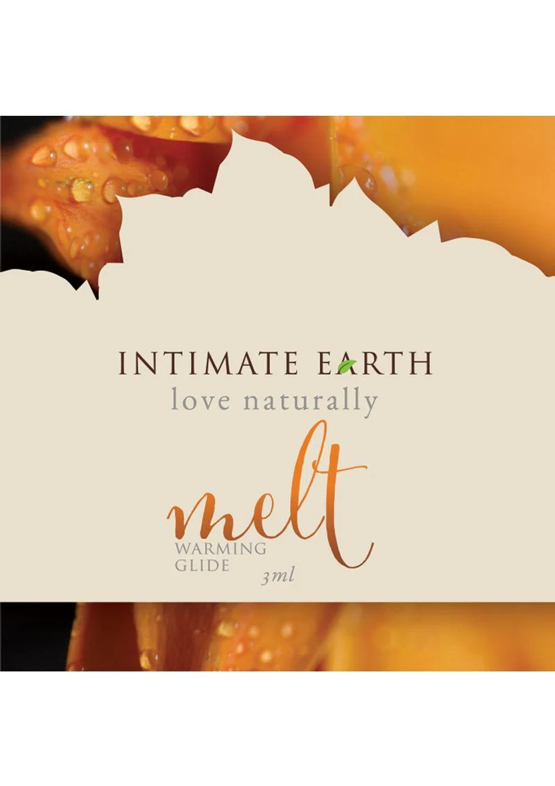 Intimate Earth Melt Warming Glide Lubricant Sachet - Image 3