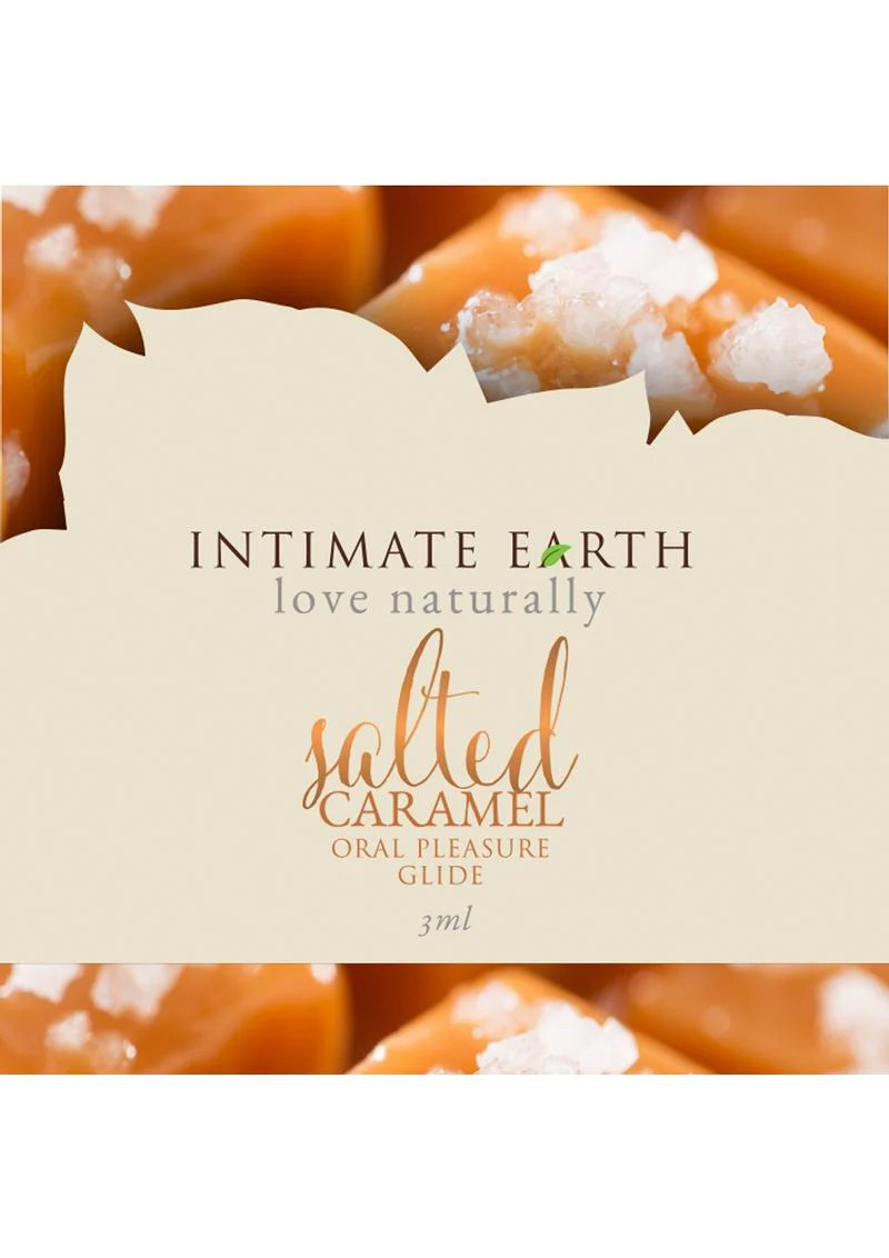 Intimate Earth Salted Caramel Natural Flavors Glide - Image 2