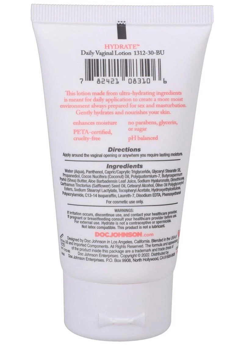 Intimate Enhancements HYDRATE Daily Vaginal Lotion - Image 2