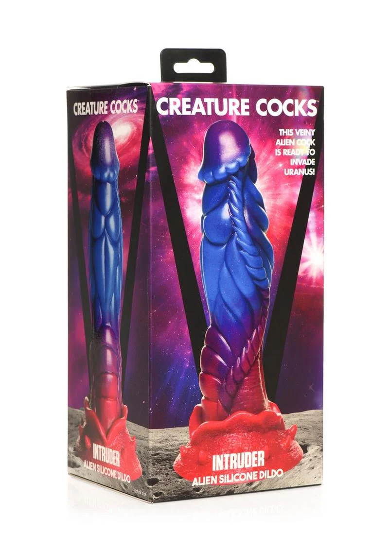 Intruder Alien Silicone Dildo Veiny Design - Image 4