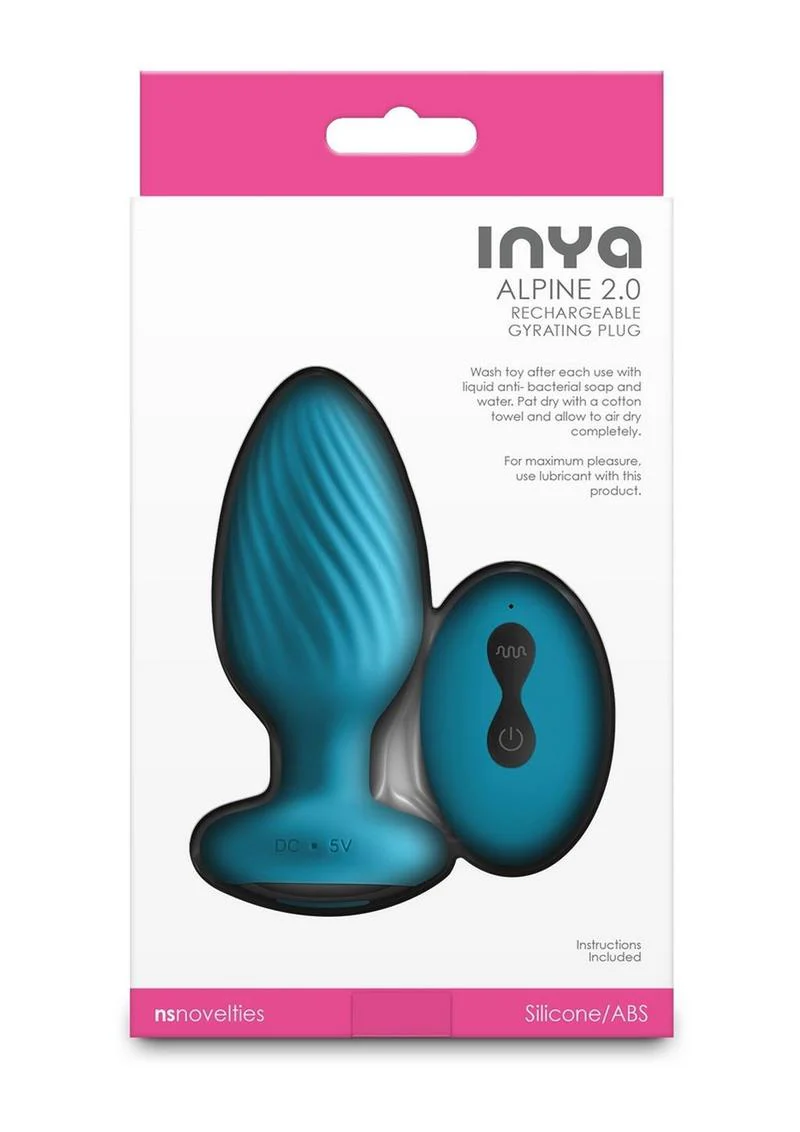 Inya Alpine Rechargeable Anal Plug With Remote Control - Image 3