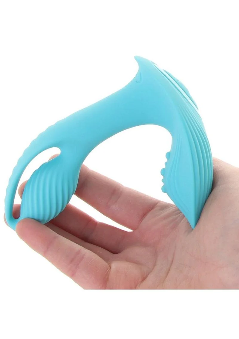 Inya Bump-N-Grind Silicone Rechargeable Warming Vibrator with Remote Control - Image 3