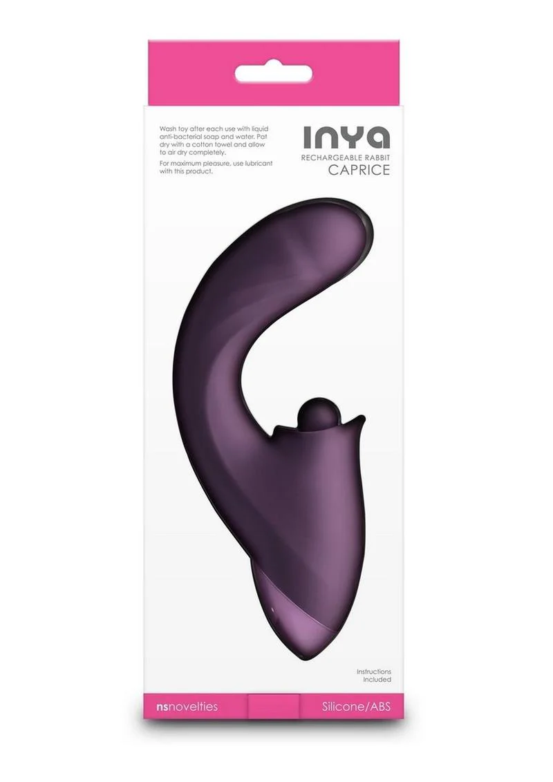 INYA Caprice Rechargeable Silicone G-Spot And Clitoral Rabbit Vibrator - Image 3