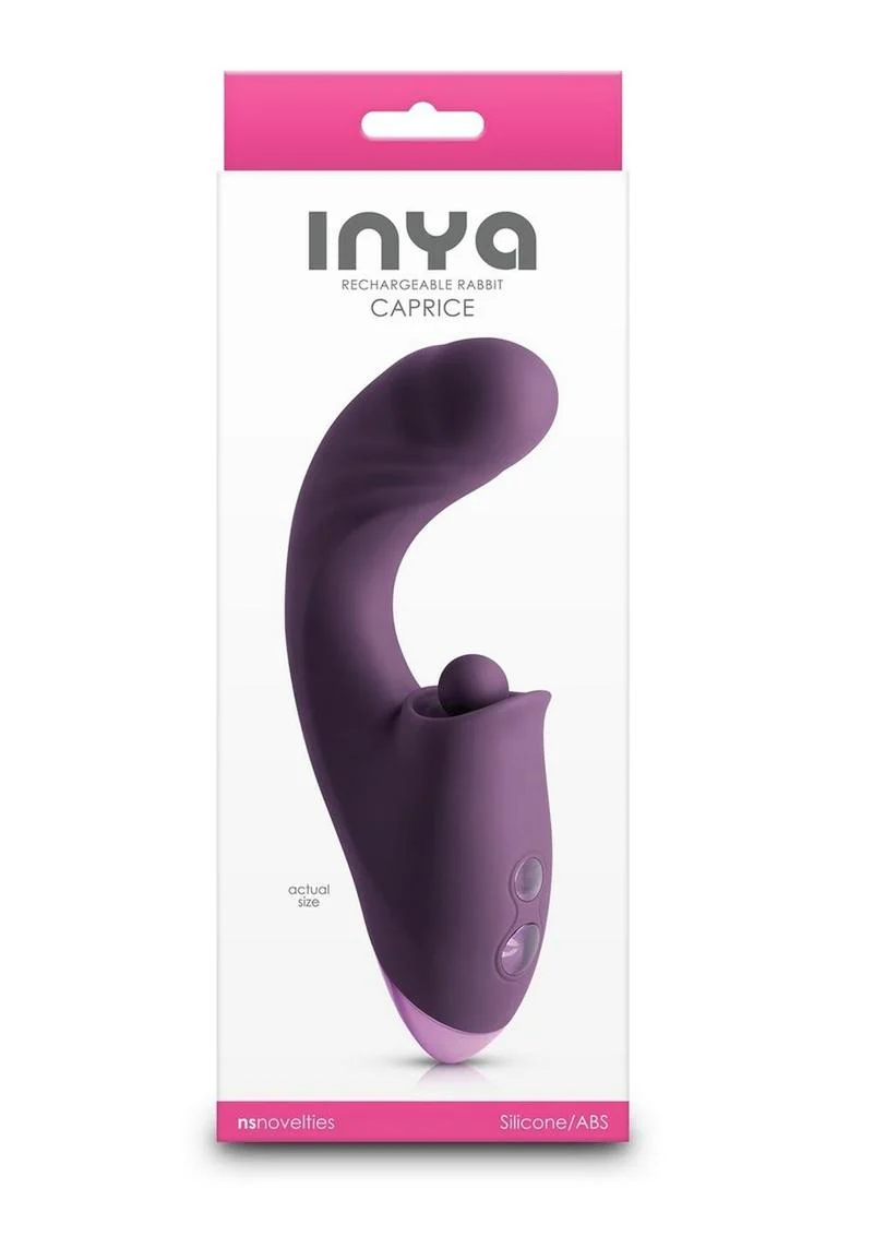 INYA Caprice Rechargeable Silicone G-Spot And Clitoral Rabbit Vibrator - Image 4