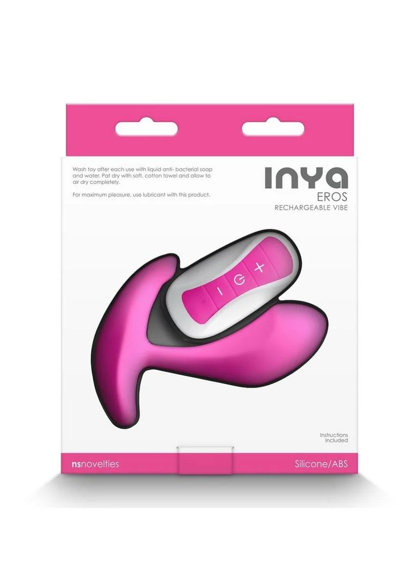Inya Eros Rechargeable Silicone Vibrating Stimulator with Remote Control - Image 8