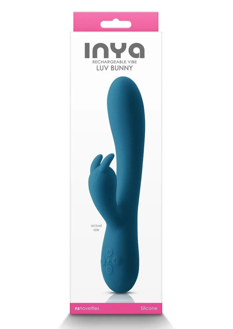 Inya LUV Bunny Rechargeable Silicone Rabbit Vibrator - Image 3