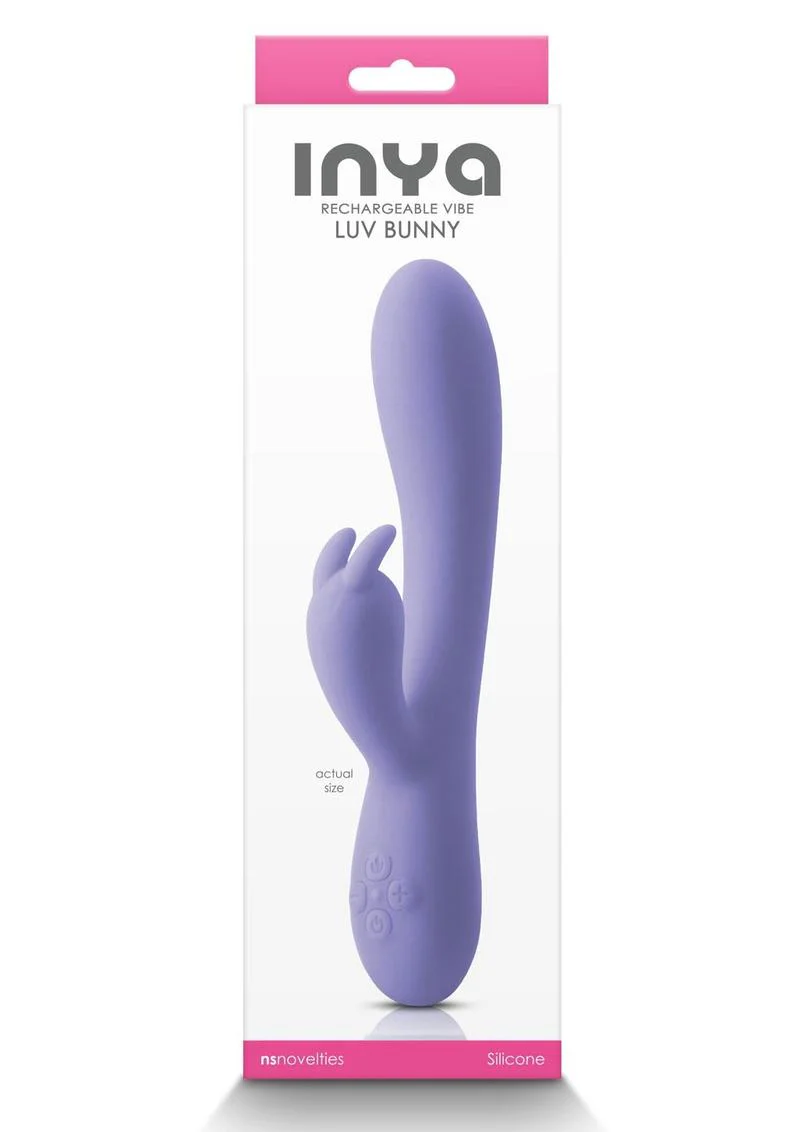 Inya LUV Bunny Rechargeable Silicone Rabbit Vibrator - Image 5