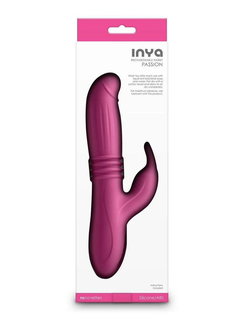 Inya Passion Rechargeable Silicone Rabbit Vibrator - Image 3
