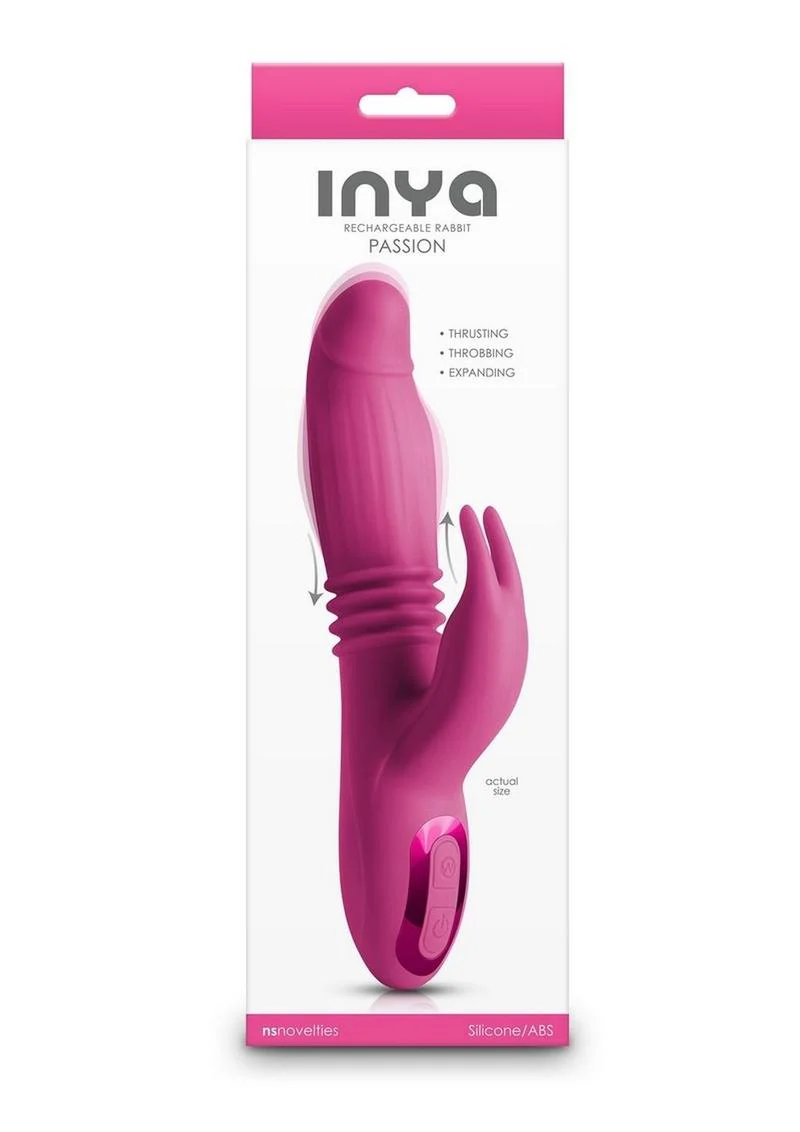 Inya Passion Rechargeable Silicone Rabbit Vibrator - Image 4