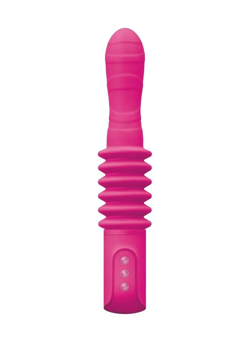 Inya Rechargeable Deep Stroker Silicone Vibrator with 2-inch Thrust - Image 3