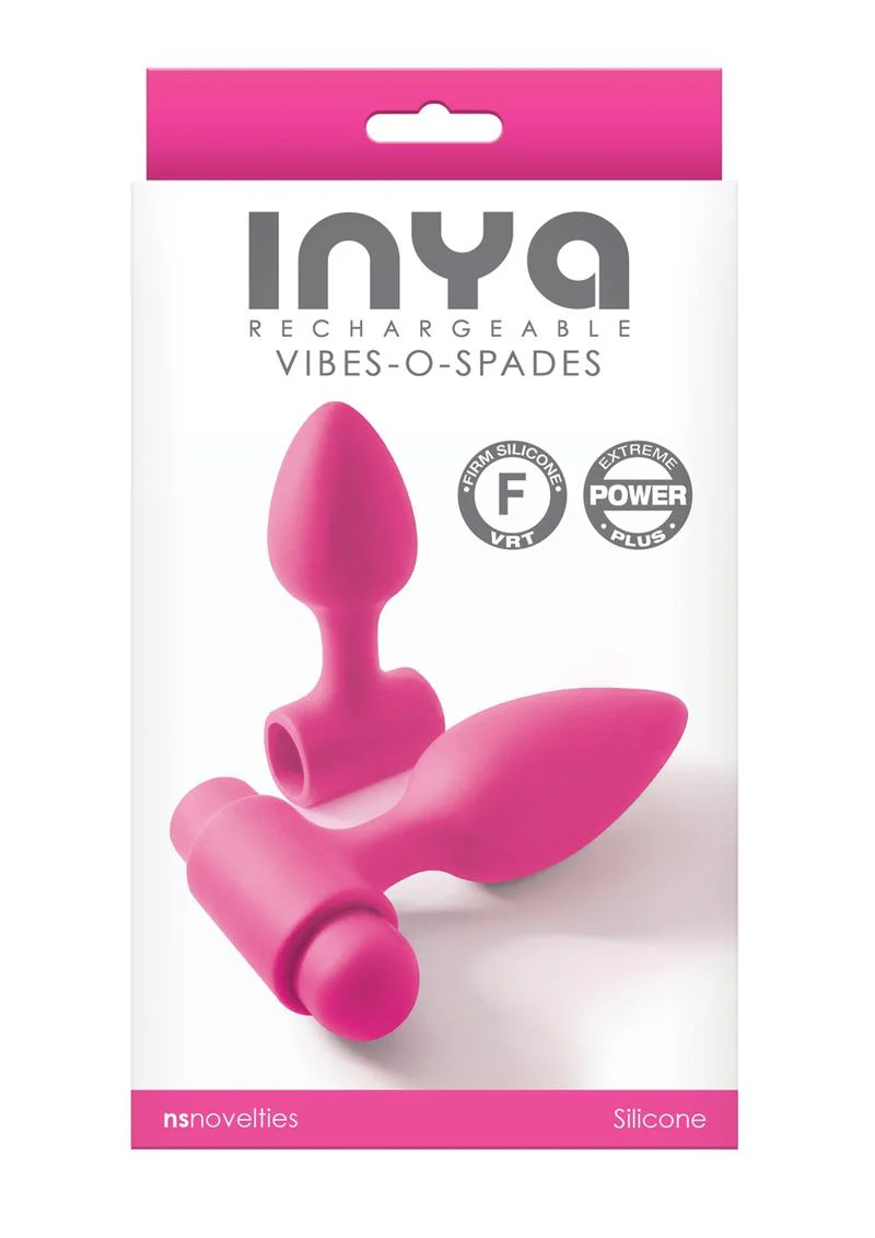 Inya Rechargeable Vibes O Spades Vibrating Butt Plug - Image 2