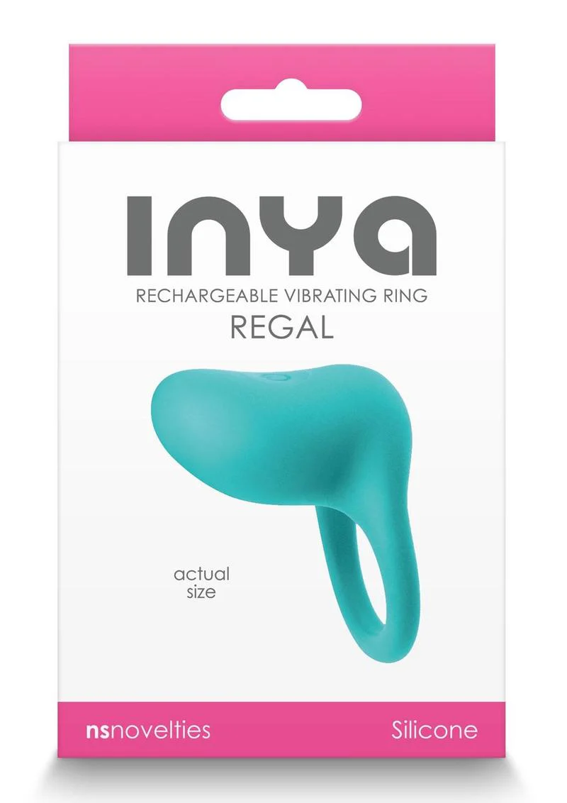 Inya Regal Rechargeable Silicone Vibrating Cock Ring - Image 5
