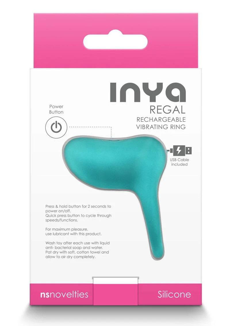 Inya Regal Rechargeable Silicone Vibrating Cock Ring - Image 6