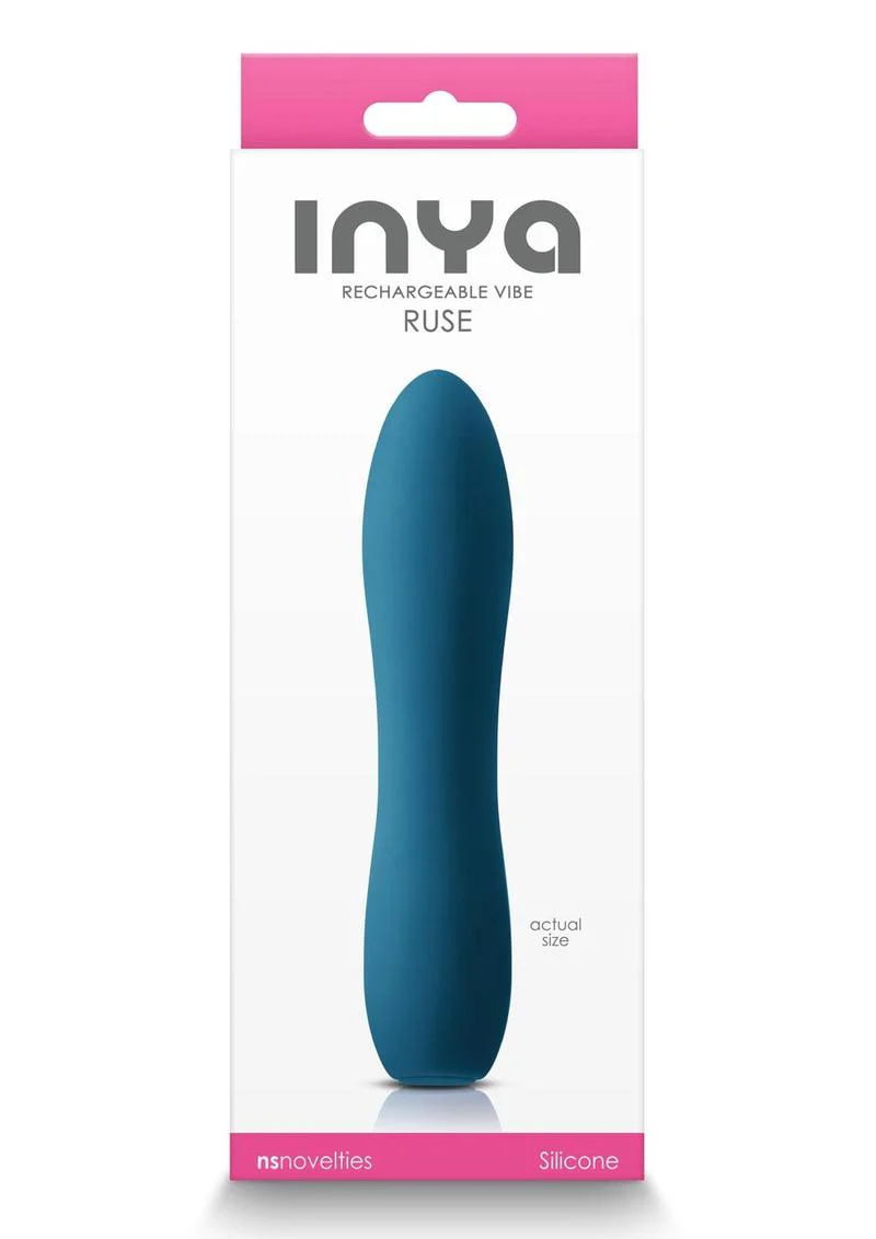 Inya Ruse Rechargeable Silicone Vibrator - Lavender - Image 5